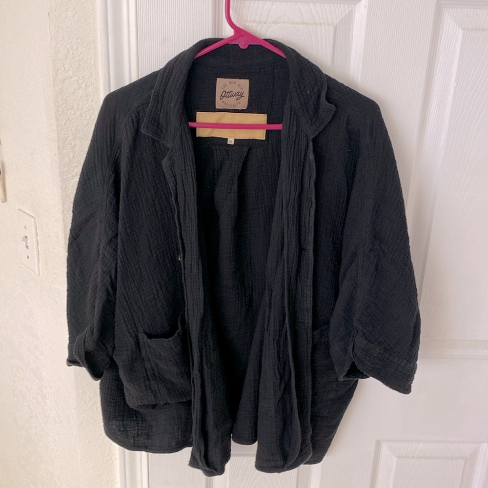 Ottway the Label - Brella - cropped kimono in double cloth organic cotton - XL